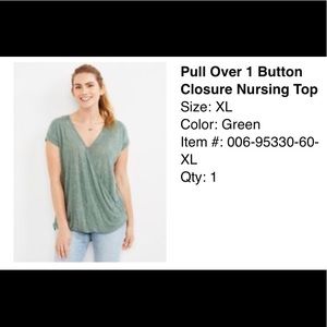 Faux Wrap/Pull Over Nursing Top